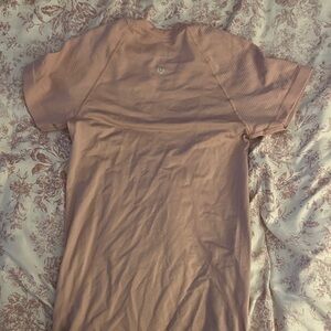 Pink Short Sleeve Lululemon Athletic Top